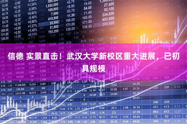 信德 实景直击！武汉大学新校区重大进展，已初具规模